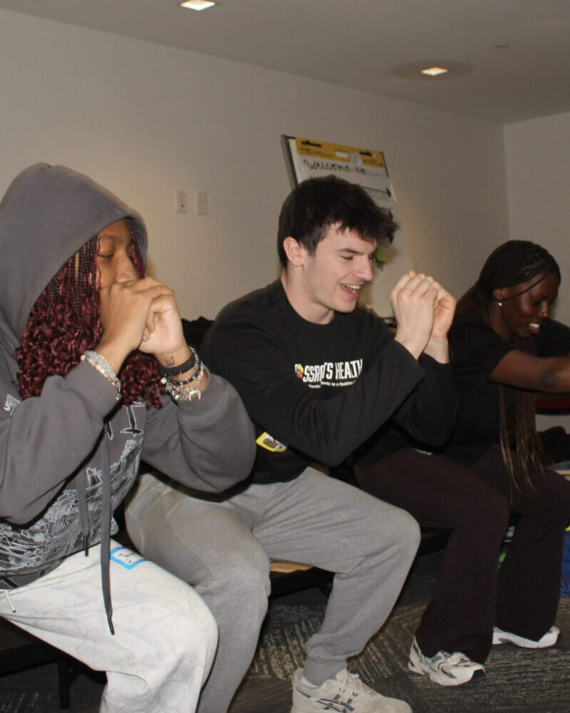 Teapot, Woody, and Yo Gabba Gabba get those reps in at Training