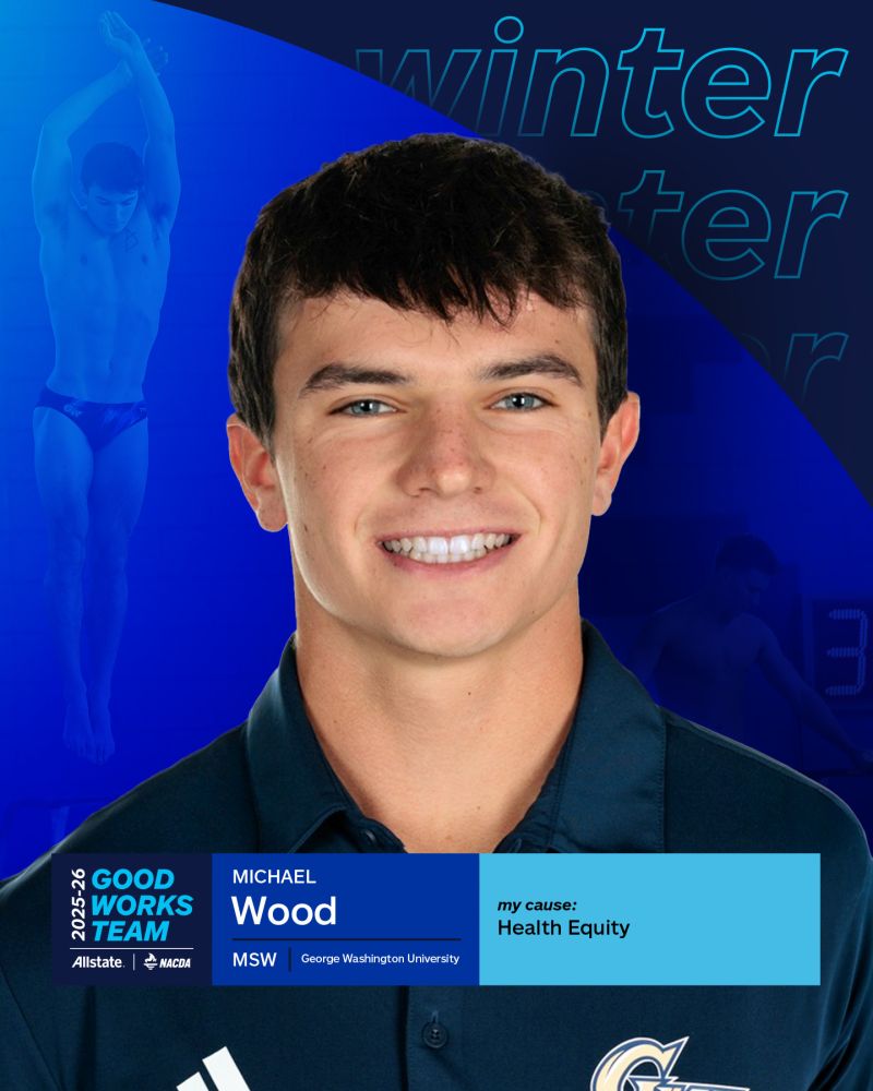Making Waves Beyond the Water: Michael Wood Named to Allstate Good Works Team